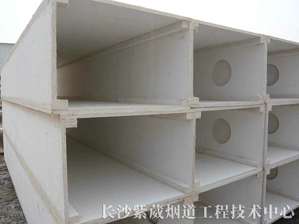 玻镁板组合变压式耐火排烟道1